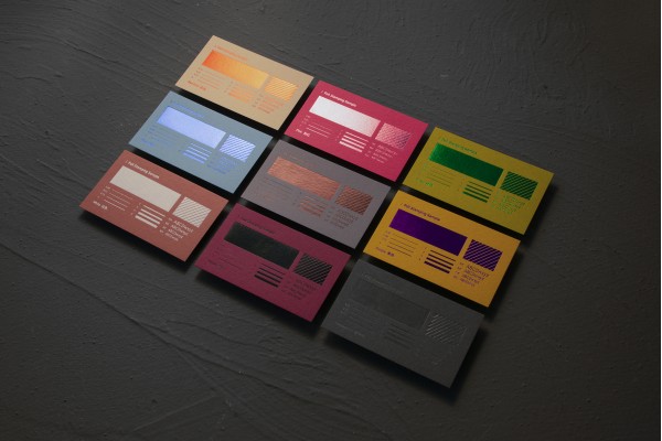 燙金顏色紙樣冊