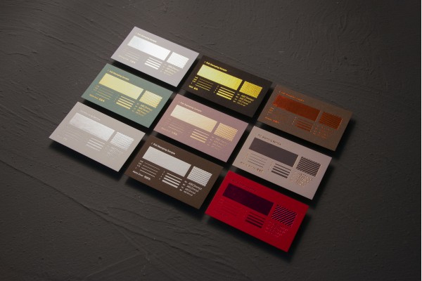 燙金顏色紙樣冊