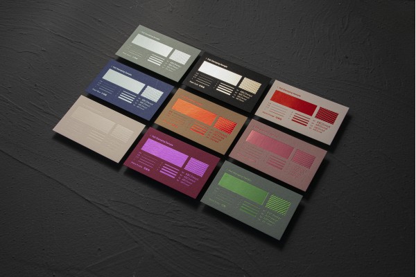 燙金顏色紙樣冊